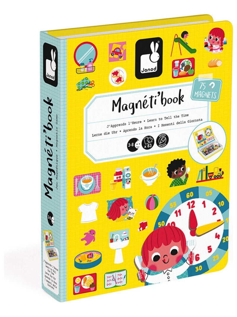 Magnéti'book J'apprends l'heure N/A - Kiabi
