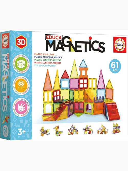 Magnetics 61 Pièces - Educa - Kiabi Magnetics 61 Pièces - Educa - Kiabi