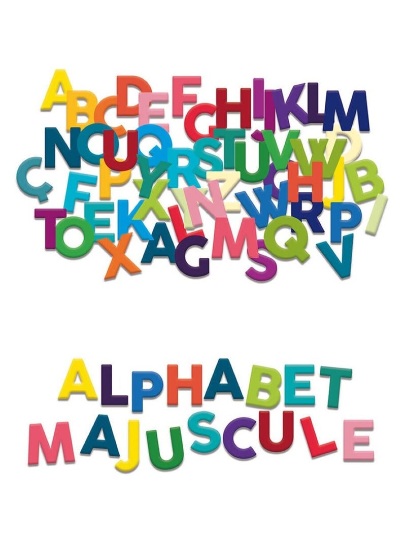 Magnets alphabet majuscule 77 pcs Beige - Kiabi
