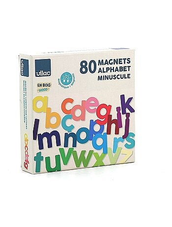 Magnets alphabet minuscule 80 pcs