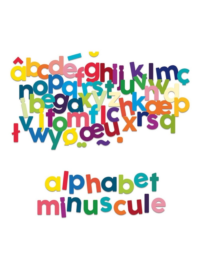 Magnets alphabet minuscule 80 pcs Beige - Kiabi