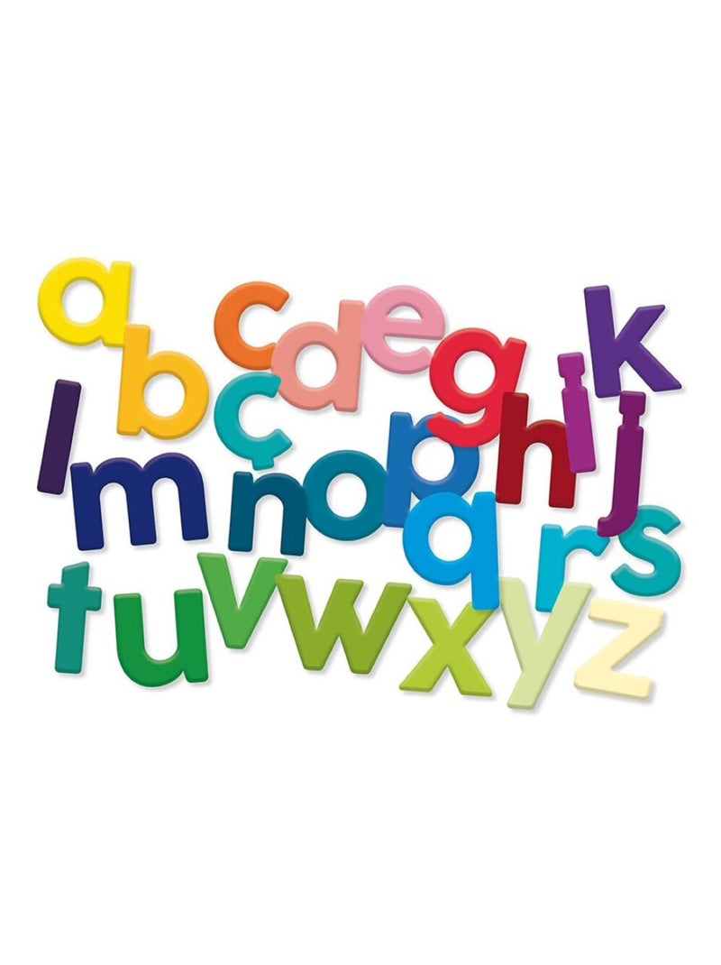 Magnets alphabet minuscule 80 pcs Beige - Kiabi