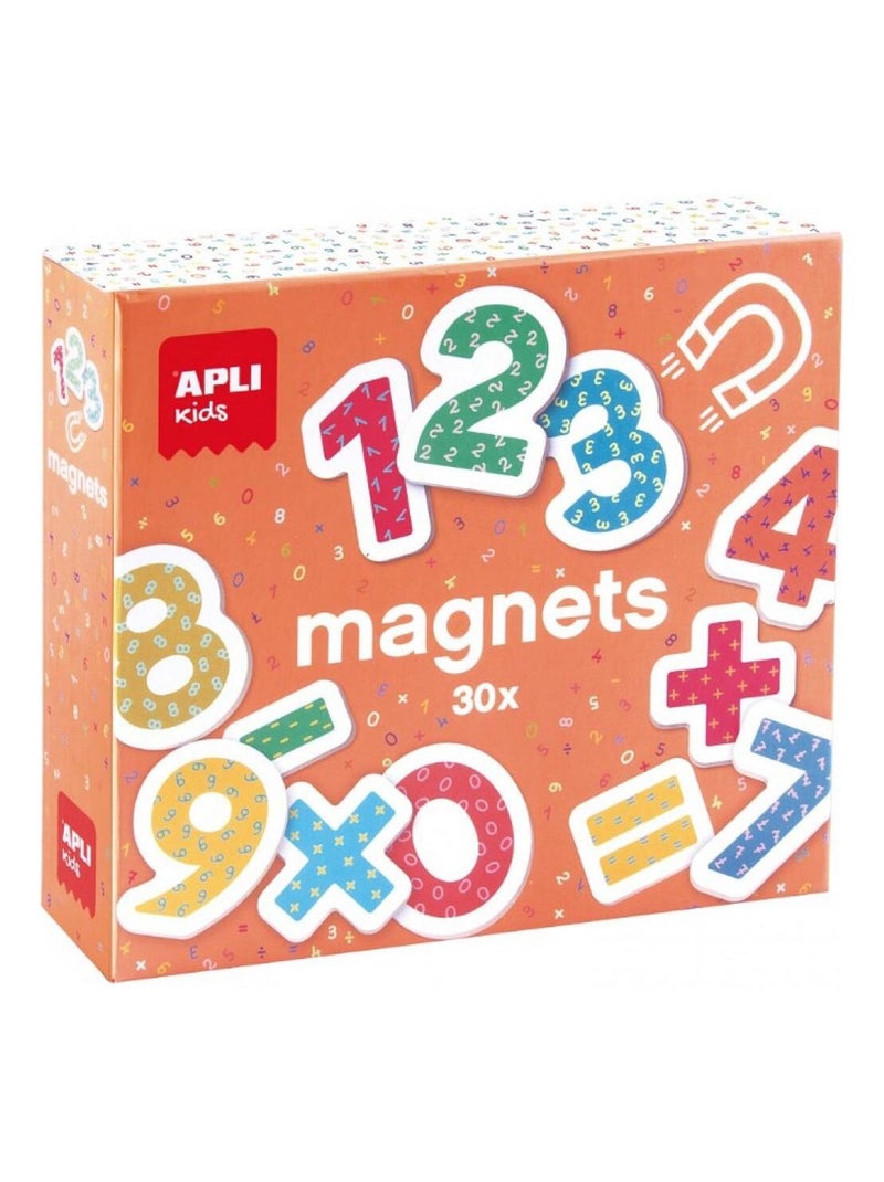 Magnets chiffres 30 pcs - boite N/A - Kiabi