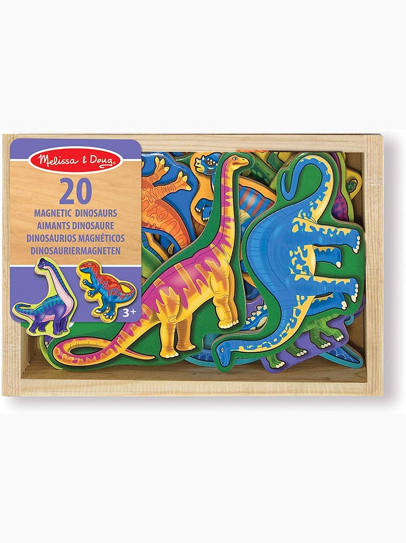 Magnets dinosaures Vert - Kiabi