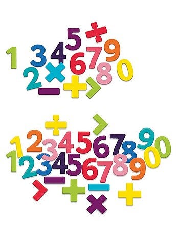 Magnets en bois 58 chiffres