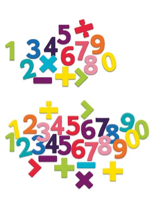 Magnets en bois 58 chiffres - Kiabi