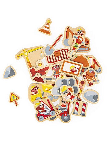 Magnets engins de chantier 24 pièces