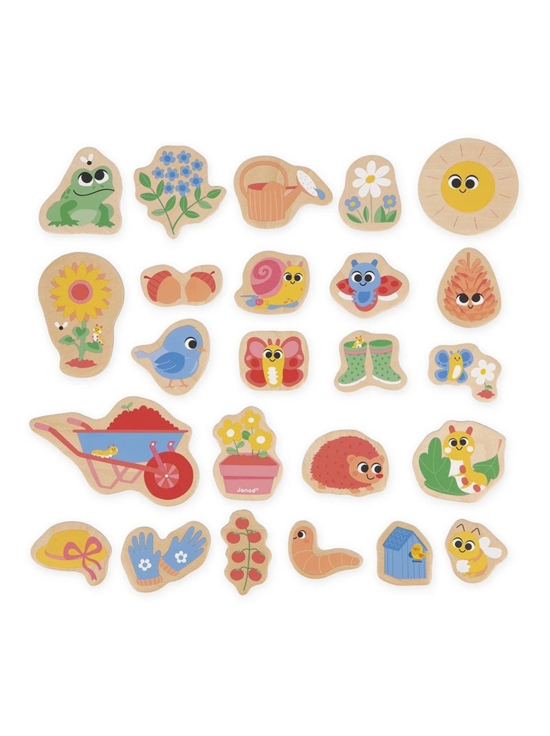 Magnets Jardin 24 pièces Beige - Kiabi