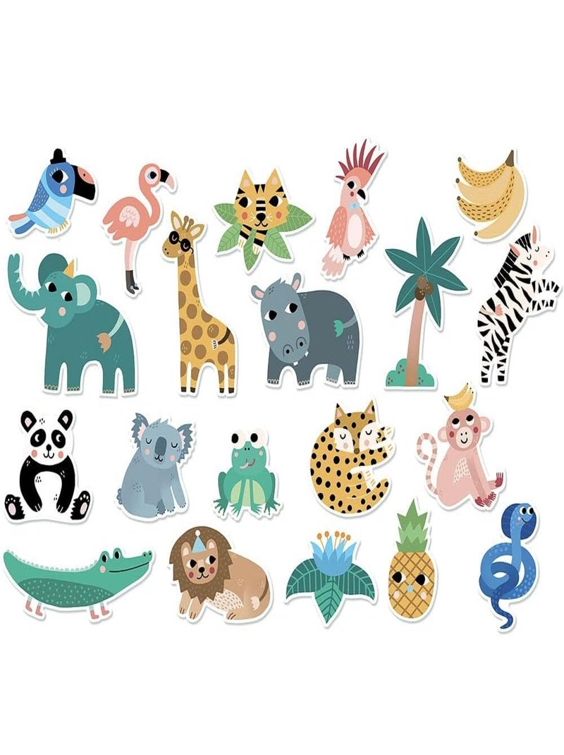 Magnets Jungle Michelle Carlslund Bleu - Kiabi