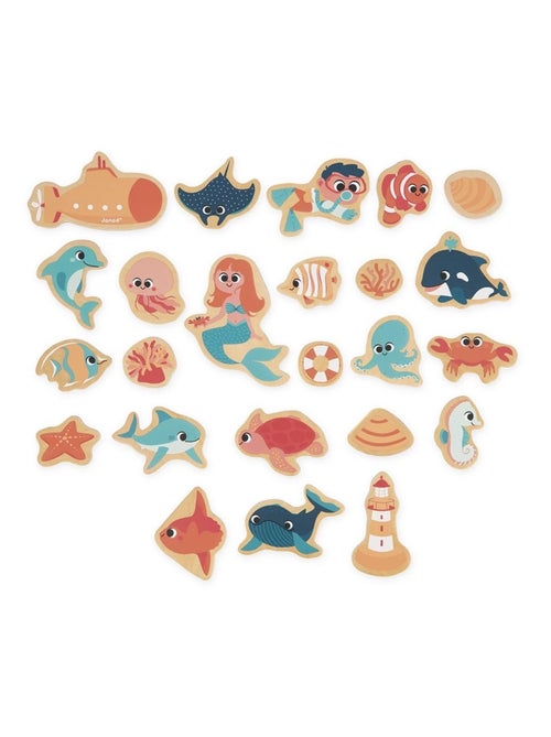 Magnets Monde marin 24 pièces - Kiabi