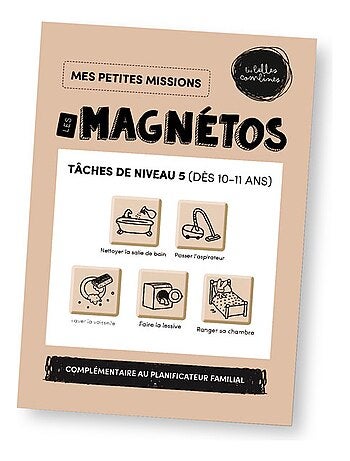 Magnets Tâches de niveau 5 (dès 10 ans) - Les Magnétos