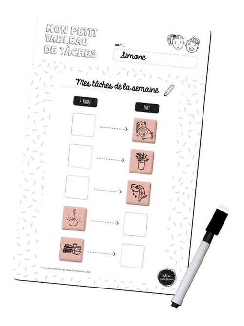 Magnets Tâches de niveau 5 (dès 10 ans) - Les Magnétos - Kiabi
