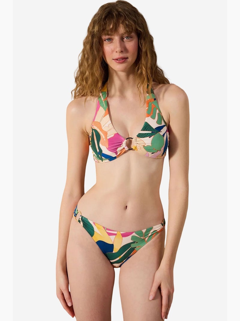 Magnolia bas de bikini avec détails sur les côtés penti Vert forêt - Kiabi