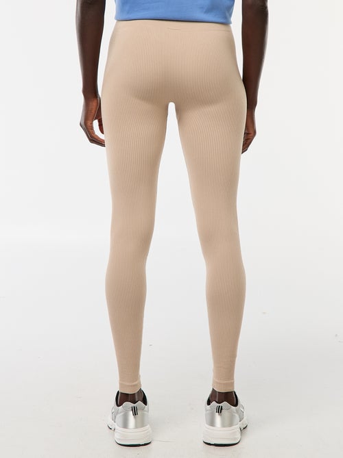 Maille stretch côtelée sans couture - Kiabi