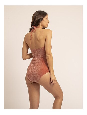 Maillot 1 pièce brillant gelisa