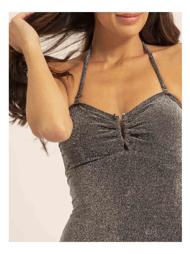 Maillot 1 pièce lurex GELISA Noir - Kiabi