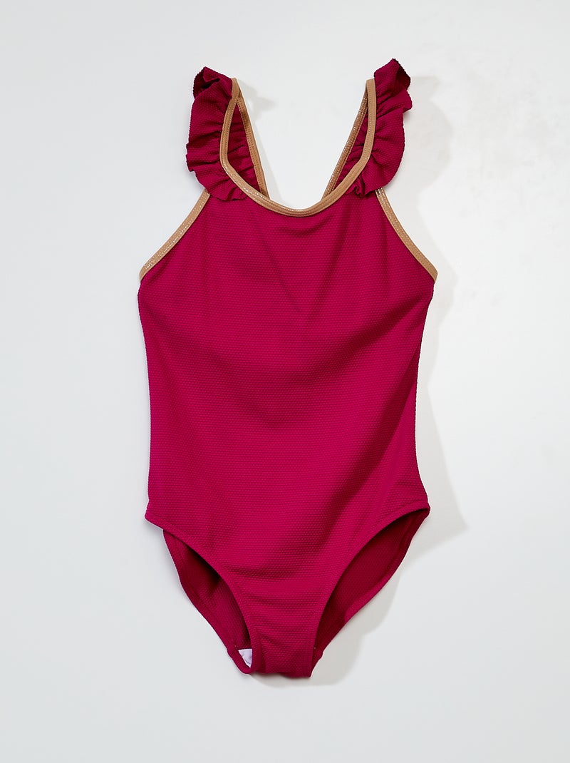 Pull col rond rayé rose femme - Terre de Marins