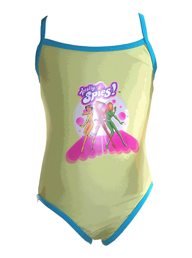 Maillot 1 pièce Totally Spies taille 4 ans Vert - Kiabi
