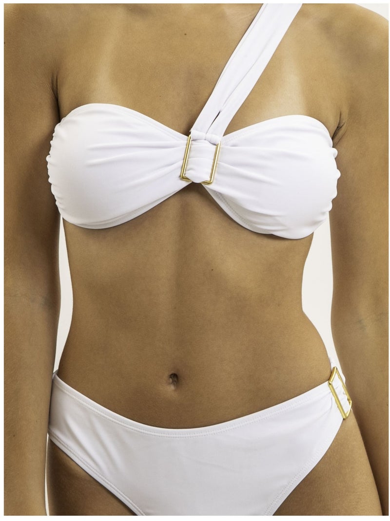 Maillot 2 pièces bandeau GOLENE Blanc - Kiabi