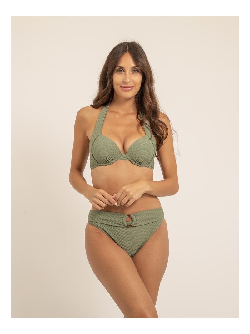 Maillot 2 pièces GARANCE Kaki - Kiabi