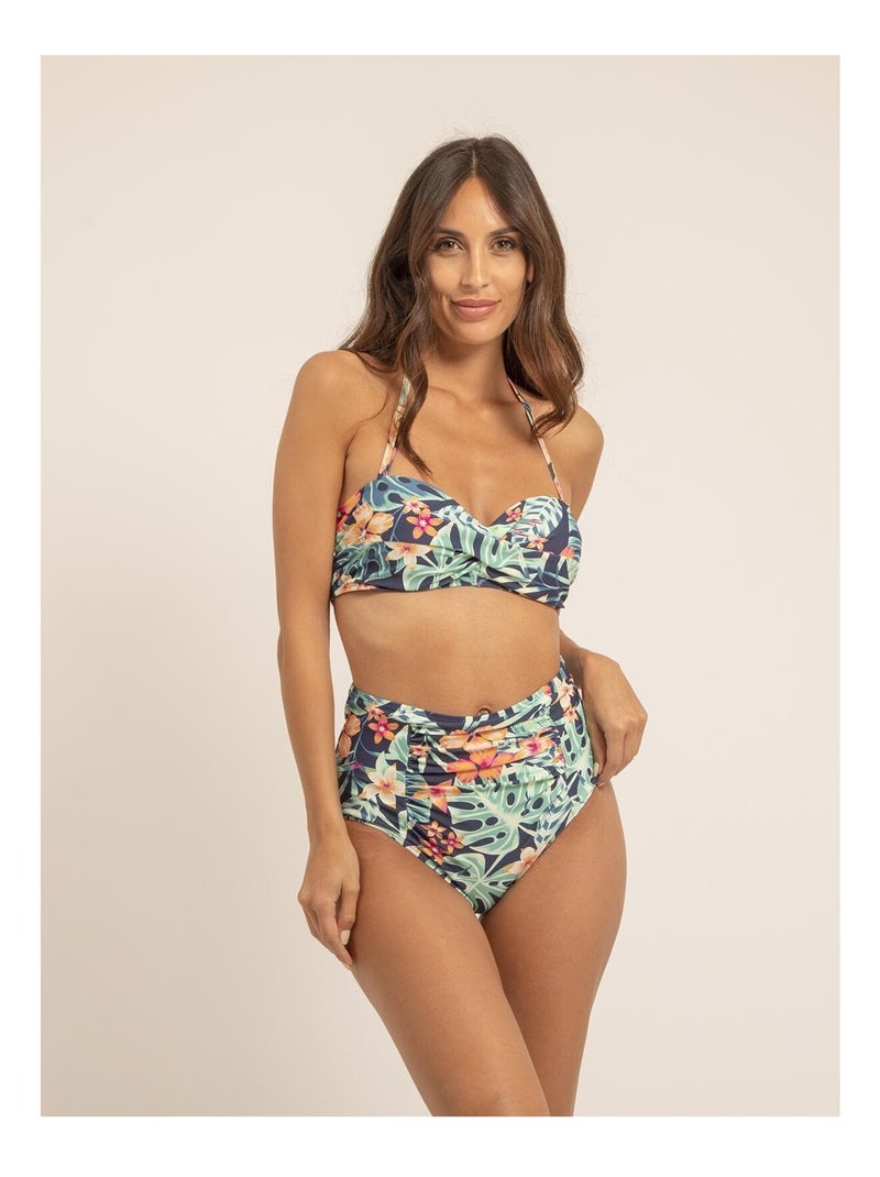 Maillot 2 pièces GLORIA Bleu marine - Kiabi