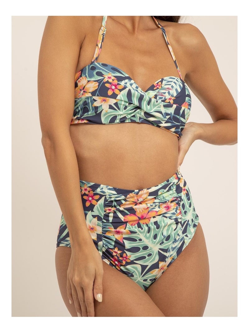 Maillot 2 pièces GLORIA Bleu marine - Kiabi