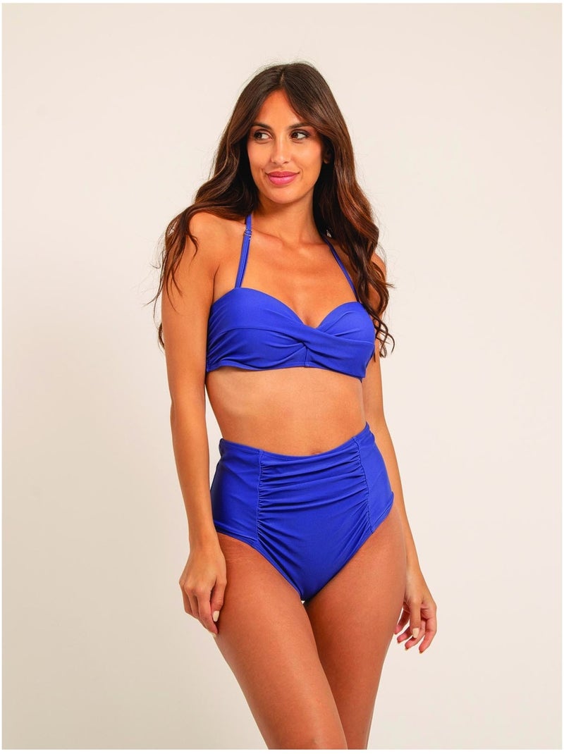 Maillot 2 pièces GLORIA Bleu roi - Kiabi