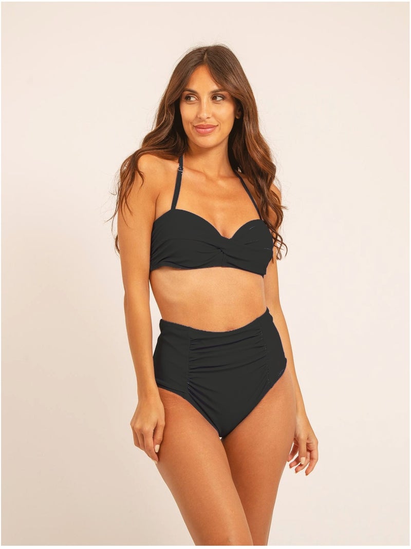 Maillot 2 pièces GLORIA Noir - Kiabi