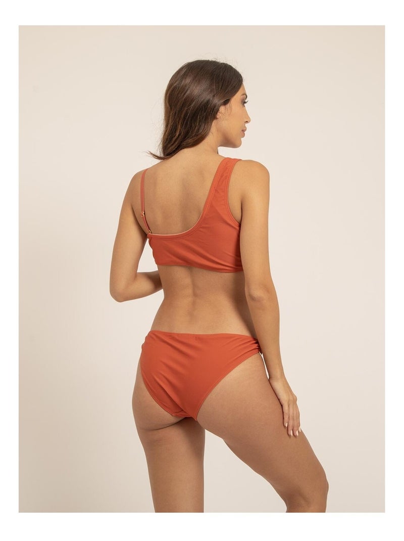 Maillot 2 pièces GRETA Rouge brique - Kiabi