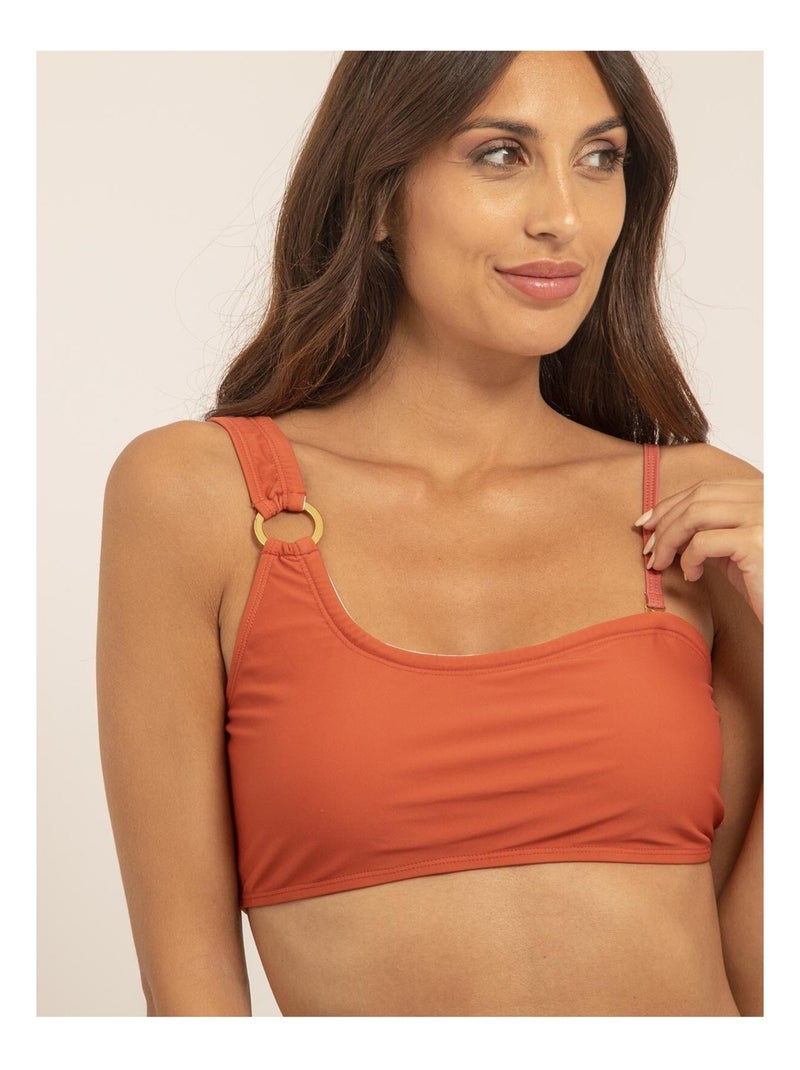 Maillot 2 pièces GRETA Rouge brique - Kiabi