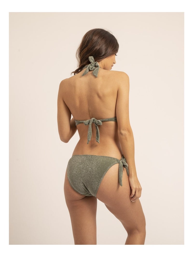 Maillot 2 pièces lurex GINNY Kaki - Kiabi