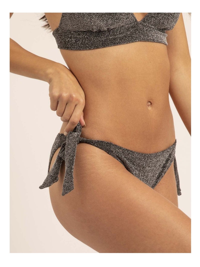 Maillot 2 pièces lurex GINNY Noir - Kiabi