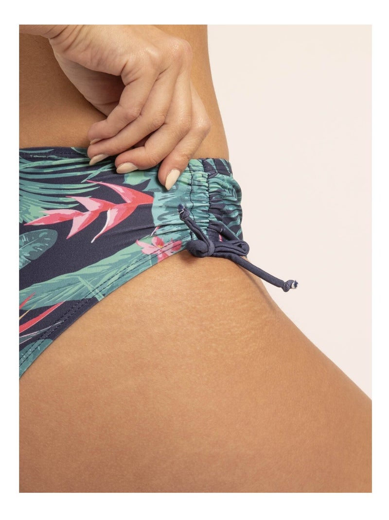 Maillot 2 pièces motifs GAVINA Bleu marine - Kiabi