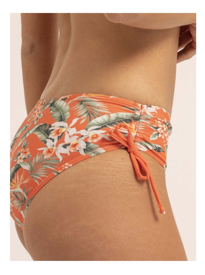 Maillot 2 pièces motifs GAVINA Orange - Kiabi