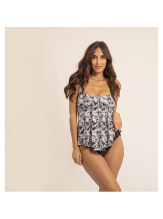 Maillot 2 pièces tankini motifs GAELLE