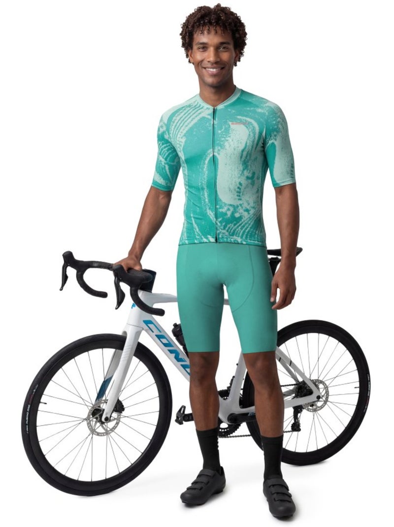 Maillot biodégradable homme cyclisme homme bio nrc Vert - Kiabi
