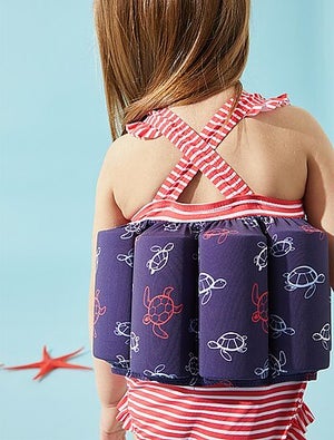 Maillot De Bain Flottant Enfant Avec Bouées Intégrées - Pour Apprentissage Natation 1-6 Ans, Motif Dinosaure