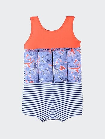 Maillot de Bain Gaspard Enfant avec Flotteurs - Accessoire de Natation  Garçon - Bleu - Kiabi - 40.19€