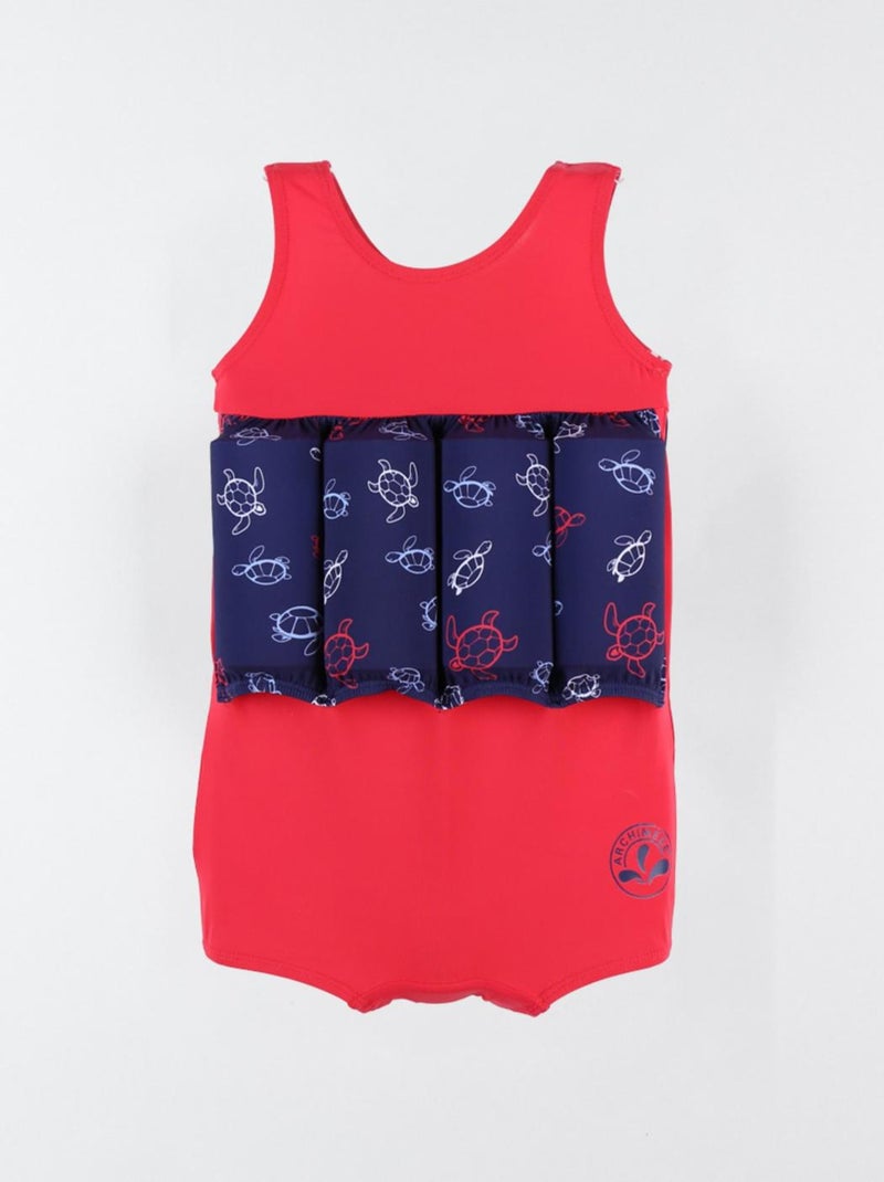 Maillot bouée imprimé tortues, Archimède Bleu - Kiabi