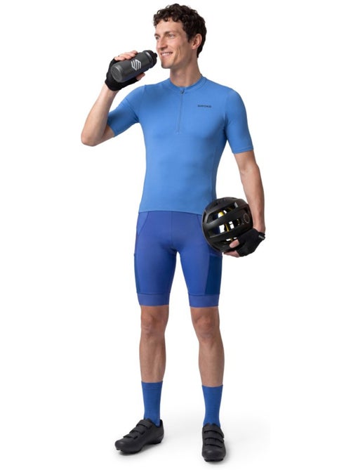 Maillot cyclisme gravel demi-zip homme cyclisme homme gm5 terraquest - Kiabi Maillot cyclisme gravel demi-zip homme cyclisme homme gm5 terraquest - Kiabi