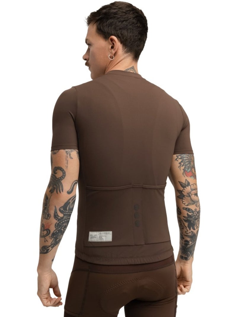 Maillot cyclisme gravel demi-zip homme cyclisme homme gm5 terraquest Marron - Kiabi