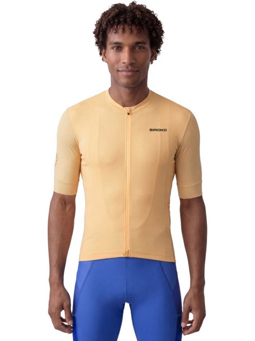 Maillot cyclisme gravel manches courtes homme cyclisme homme gm2 golden pedals y - Kiabi Maillot cyclisme gravel manches courtes homme cyclisme homme gm2 golden pedals y - Kiabi