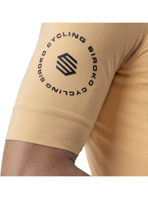Maillot cyclisme gravel manches courtes homme cyclisme homme gm2 golden pedals y - Kiabi Maillot cyclisme gravel manches courtes homme cyclisme homme gm2 golden pedals y - Kiabi