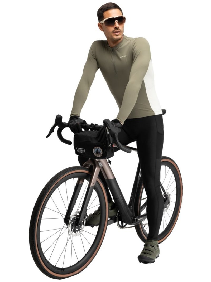 Maillot cyclisme gravel manches longues homme cyclisme homme gm3 trailblaze Vert - Kiabi