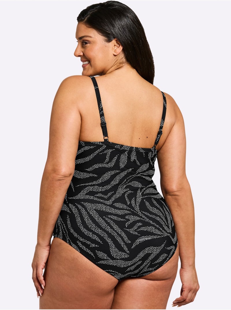 Maillot De Bain - Sheego - Bonnet C Noir Blanc - Kiabi