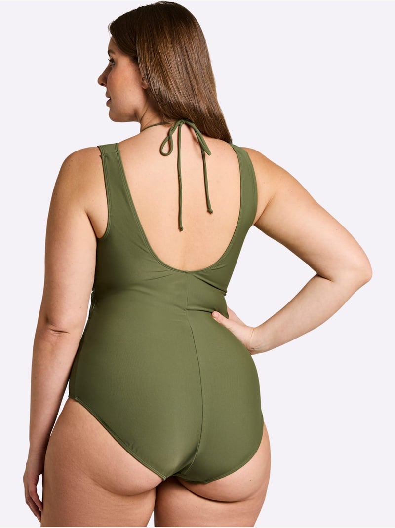 Maillot De Bain - Sheego - Bonnet F Vert olive - Kiabi