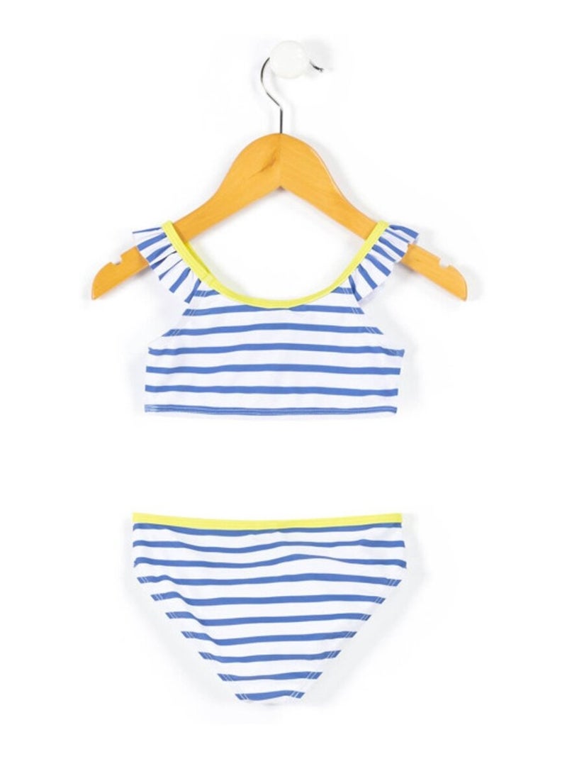 Maillot de bain - Terre de Marins Blanc Bleu - Kiabi