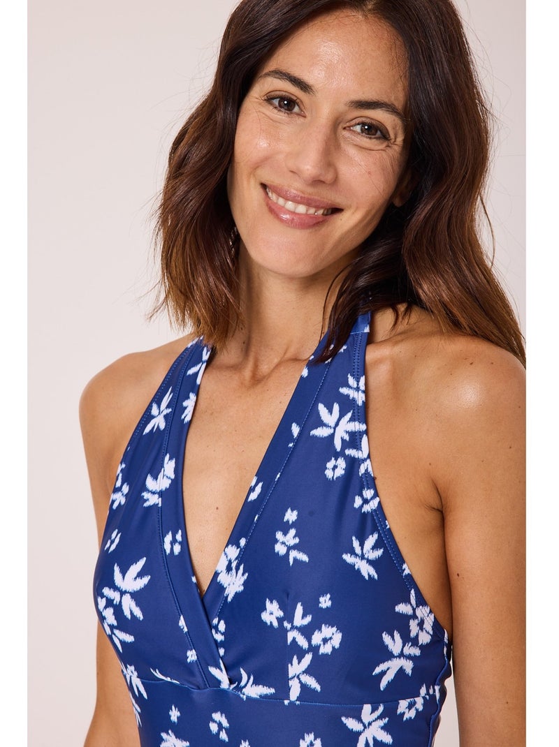 Maillot de bain - Terre de Marins Blanc Bleu - Kiabi