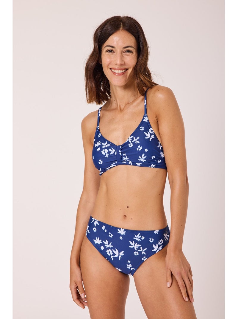 Maillot de bain - Terre de Marins Blanc Bleu - Kiabi