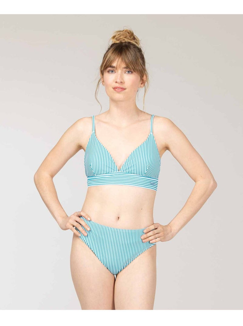 Maillot de bain - Terre de Marins Blanc Vert - Kiabi